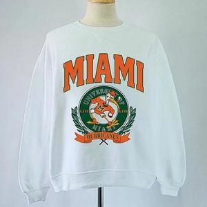 Retro 90S University Of Miami Hurricanes Miami Sweatshirt